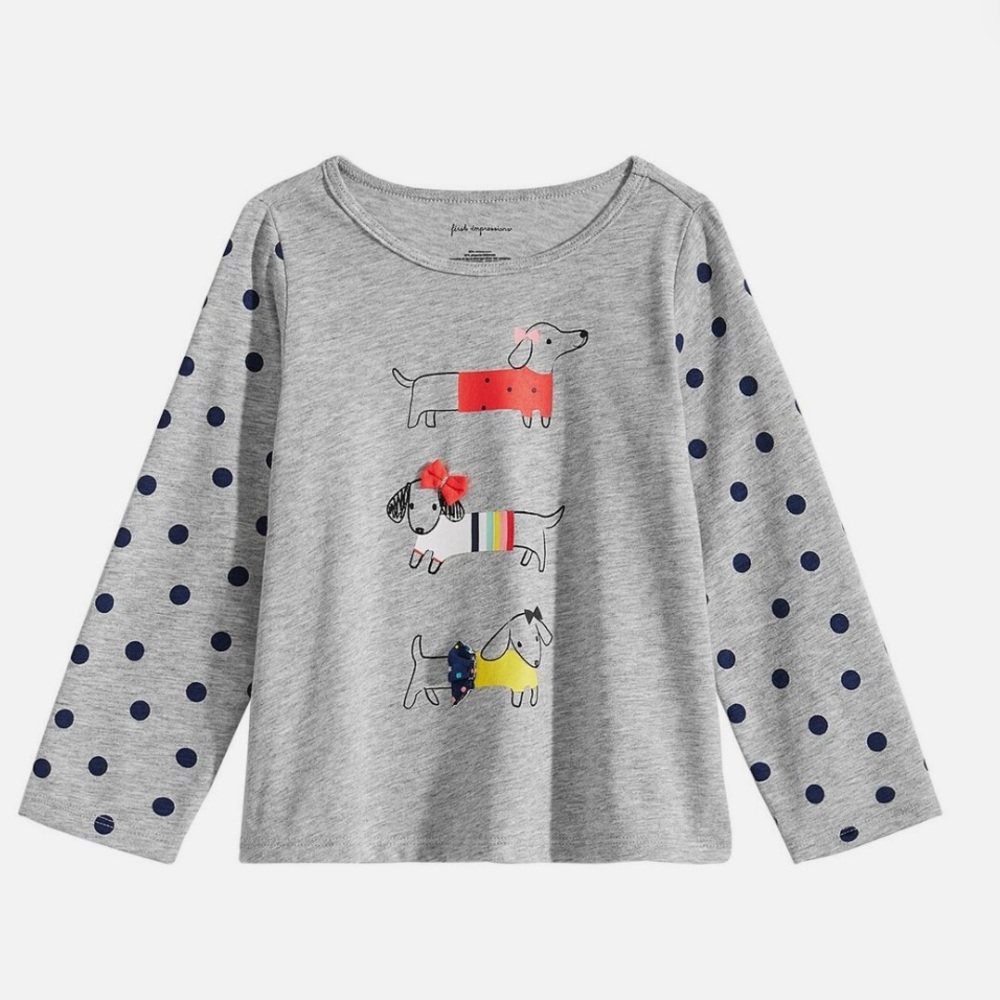 First Impressions set with Dog design for Girls